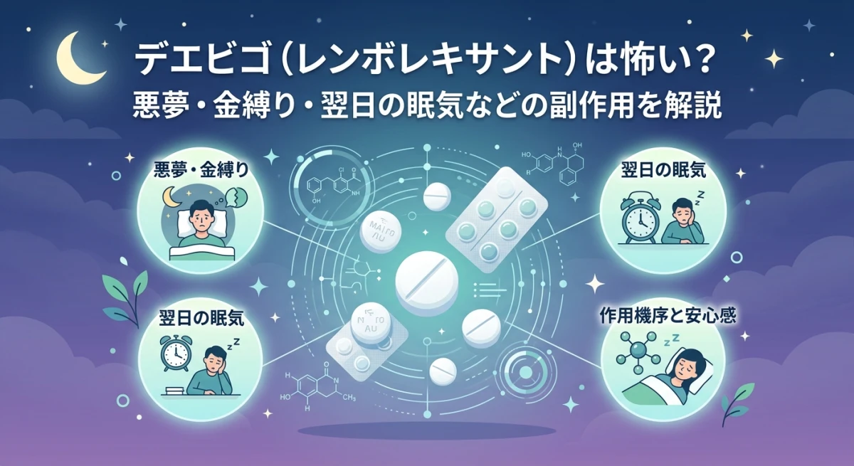 デエビゴの服用に対する不安