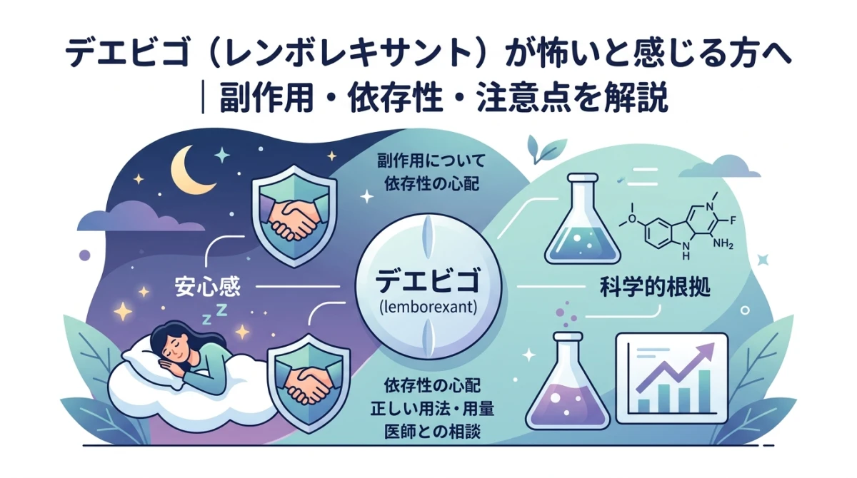 デエビゴは正しい知識でこわくない