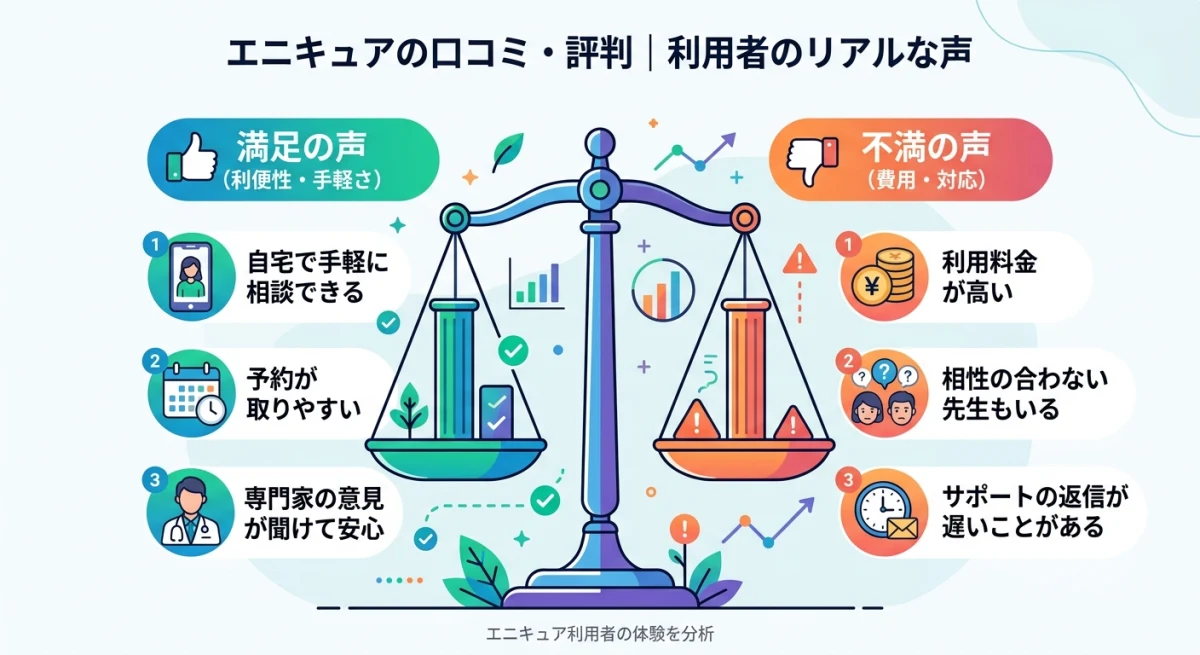 エニキュアの利用者の口コミ・評判