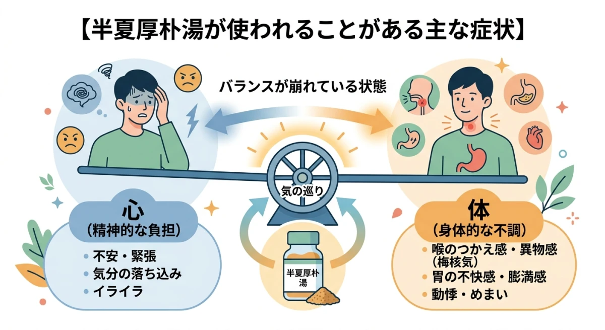 心身の不調バランスを整える半夏厚朴湯の役割