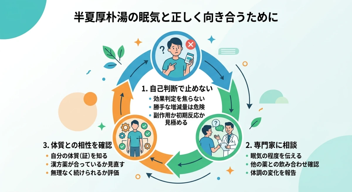 眠気と正しく向き合うためのステップ