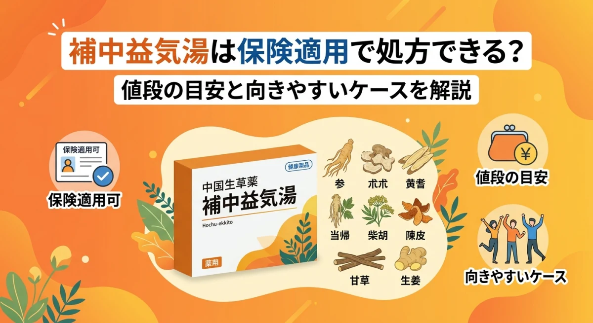 補中益気湯の薬袋