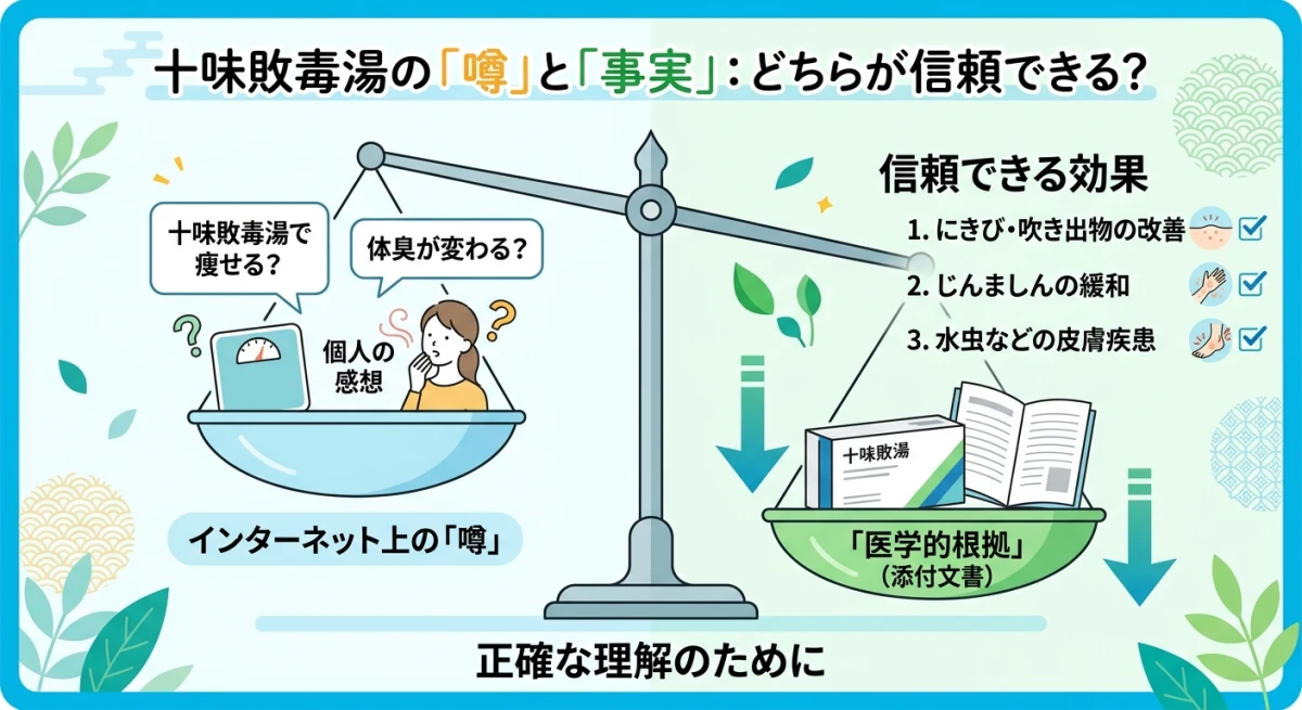 十味敗毒湯のウワサ