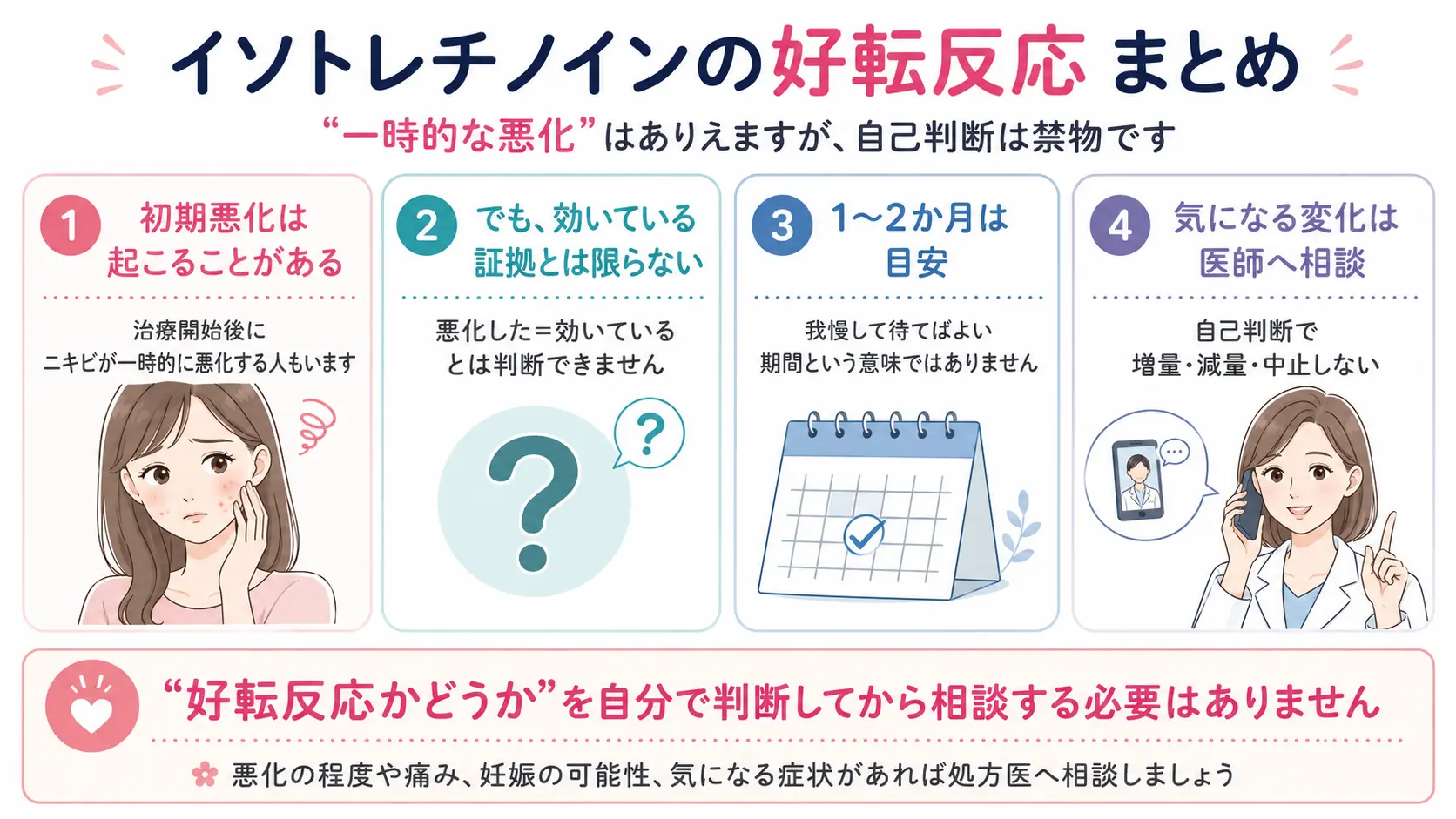 イソトレチノイン 好転反応 まとめ